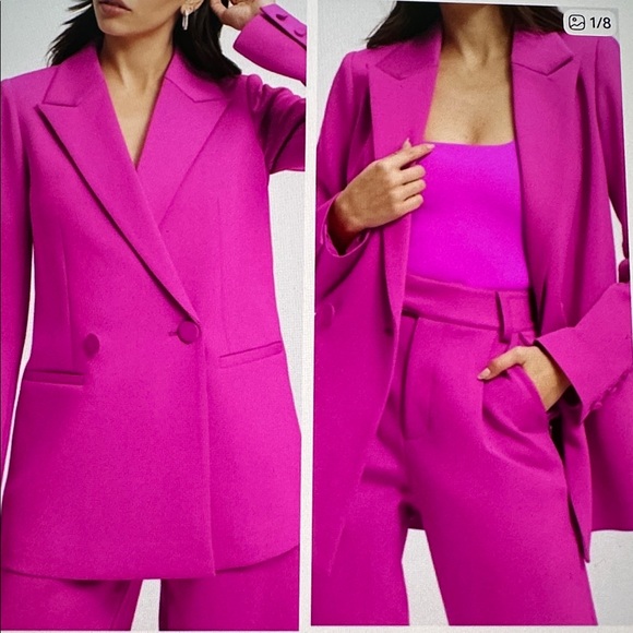 Good American Jackets & Blazers - Good American Double Breasted Scuba 2.0 Blazer
